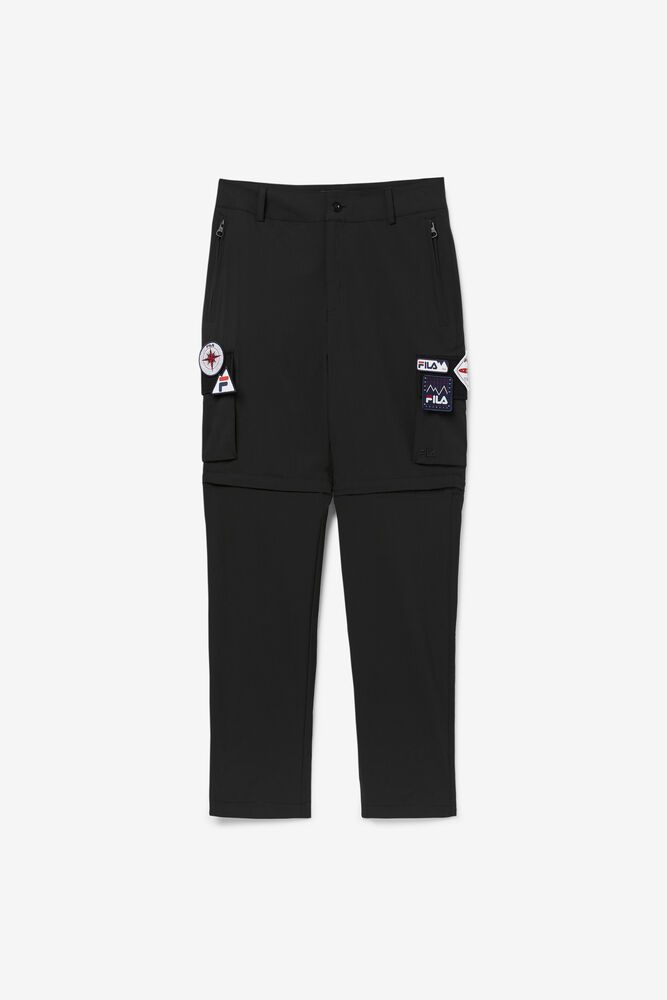 Fila Pants Mens Black - 3-in-1 - Philippines 0238615-WK